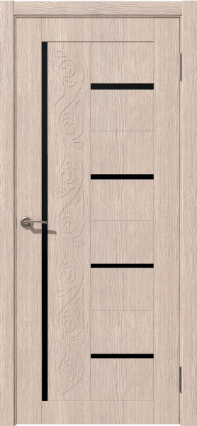 Межкомнатная дверь Дубрава Сибирь Азалия ДГ Лиственница кремовая 600х2000