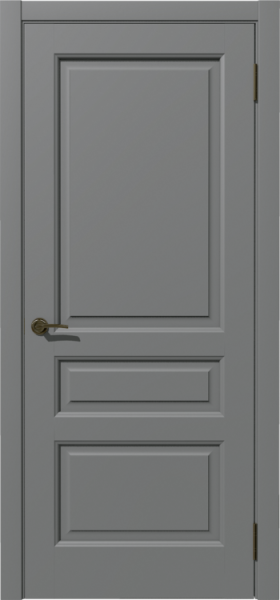 Межкомнатная дверь Дубрава Сибирь Пиано 2 ДГ Soft Touch Серый 600х2000