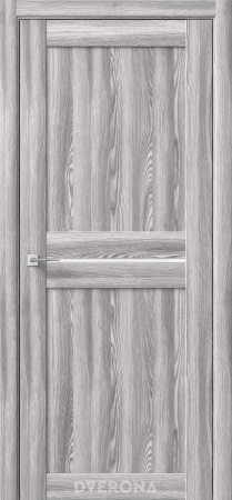 Межкомнатная дверь DVERONA Омега Ривьера грей/ Белый лакобель 600х2000