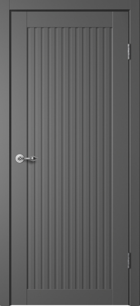 Межкомнатная дверь FlyDoors C7 ДГ Эмалит Графит 900х2000