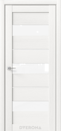 Межкомнатная дверь DVERONA Зета Дуб белый/ Белый лакобель 700х2000
