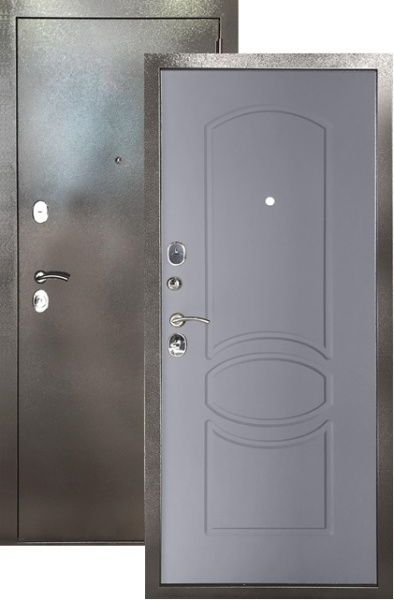 Входная дверь Выбор Монако 3К  Антик серебро/ Ясень графит 860х2050 Левое