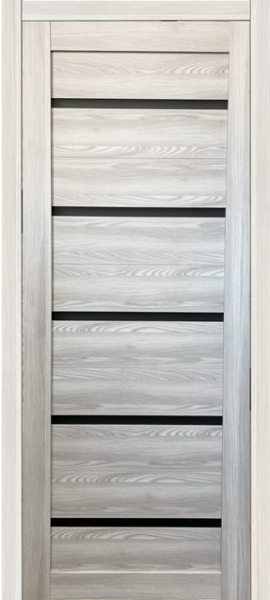 Межкомнатная дверь модель PV-02 Клен айс/ Мателюкс графит 600х2000