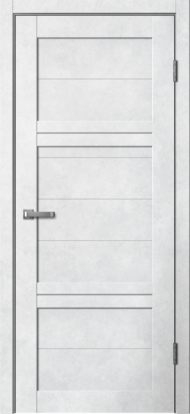 Межкомнатная дверь FlyDoors 301 ДО Бетон светлый/ Мателюкс 600х2000