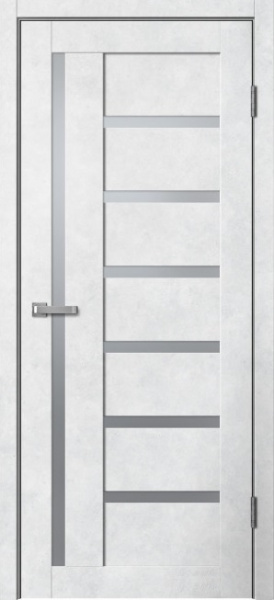 Межкомнатная дверь FlyDoors 217 (B4) ДО Бетон светлый/ Мателюкс 600х2000