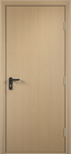 Дверь противопожарная деревянная глухая ДДПГ-01 EI-30 Беленый дуб 600х2000