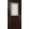 Влагостойкая дверь Kapelli classic ДО Дуб венге 600х2000/ ст. Прозрачное h900х300