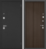 Входная дверь Мастино Trust Eco Букле антрацит/ Венге 9E-161 860х2050 Правое