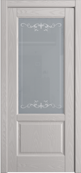 Межкомнатная дверь Мильяна Ровена ДО Шпон Агат/ ст. "Ровена" светлое 600х2000