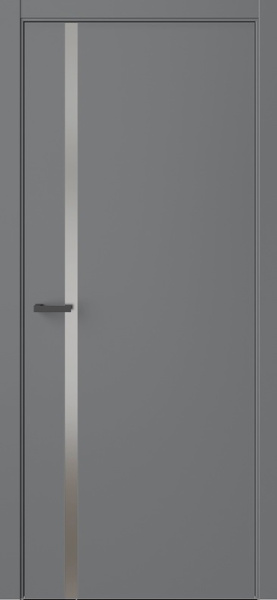 Межкомнатная дверь WestStyle Стелла 3 Альпийская ночь/ Зеркало графит 900х2000