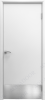 Влагостойкая дверь AquaDoor гладкая с отбойной пластиной Белый 800х2000