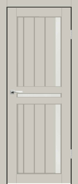 Межкомнатная дверь Synergy Эль Порте ДО Серый матовый/ Сатин 600х2000