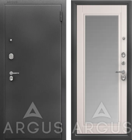 Входная дверь Argus ДА 66 Гэлакси Антик серебро/ Капучино софт 970х2050 Левое