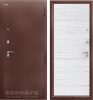 Входная дверь Берлога Оптима Лайн (промо) Медный антик/ Дуб белый 870х2050 Правое
