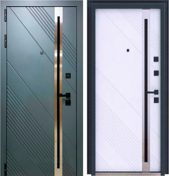 Входная дверь Страж 3К Айра Vellut 486/ Бьянка 860х2050 Левое