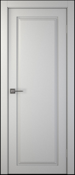Межкомнатная дверь Synergy Лион ДГ Серый матовый 600х2000