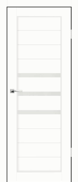 Межкомнатная дверь Synergy Грация ДО Белый матовый/ Сатин 900х2000