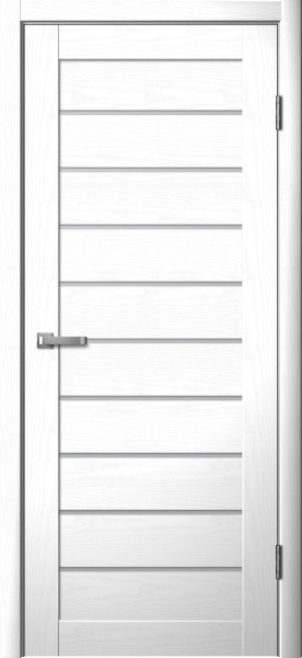 Межкомнатная дверь FlyDoors 262 ДО Ясень белый/ Мателюкс 600х2000