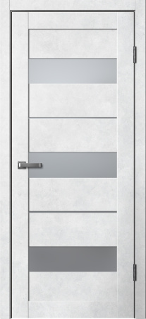 Межкомнатная дверь FlyDoors 200 ДО Бетон светлый/ Мателюкс бронза 900х2000