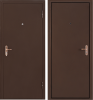 Входная дверь Страж Гост металл Антик медь 860х2050 Правое