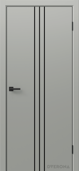 Межкомнатная дверь DVERONA Орион 3.2 ПЭТ Мираж/ ABS черная 900х2000