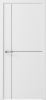 Межкомнатная дверь Albero Графика-3 ДГ Белый/ кромка ABS белая с 4-х сторон 900х2000