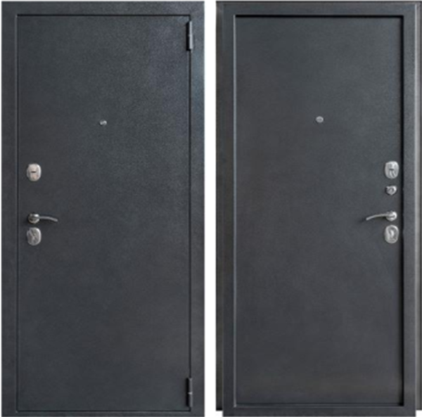 Входная дверь AGAT Стандарт металл Антик серебро 860х2050 Левое