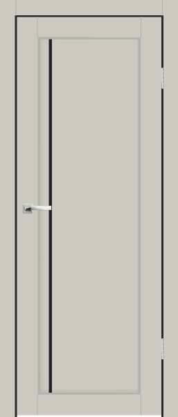 Межкомнатная дверь Synergy Слим 1 Серый матовый 900х2000