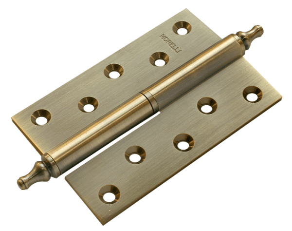 Петля врезная Morelli MB 120X80X3 L/R  AB Бронза античная