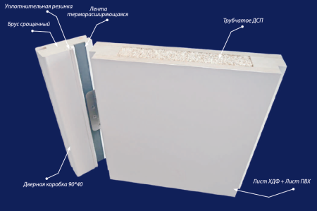 Противопожарная дверь AquaDoor ANTIFIRE EI-30 КОМПЛЕКТ