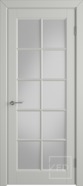 Межкомнатная дверь VFD Glanta ДО Cotton/ White Cloud 900х2000