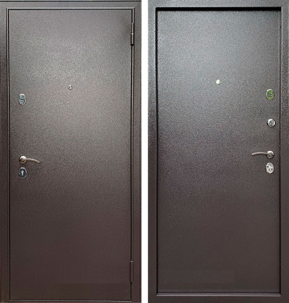 Входная дверь Мастино Family Eco MM Букле шоколад 950х2050 Левое