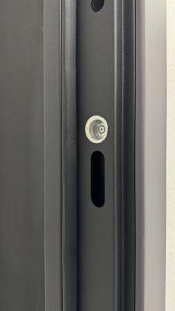 Входная дверь BOST Сенатор Графит/ Белый 860х2070 Правое