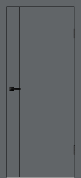 Межкомнатная дверь VellDoris GALANT M1 EMALUX Вулкан/ кромка ABS белая с 4-х сторон 900х2000
