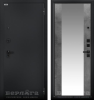 Входная дверь Берлога Ультра Вояж Букле черный/ Бетон темный 970х2060 Правое