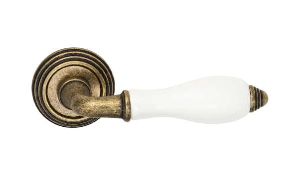 Дверная ручка Adden Bau PORCELLANA V214  AB Бронза античная