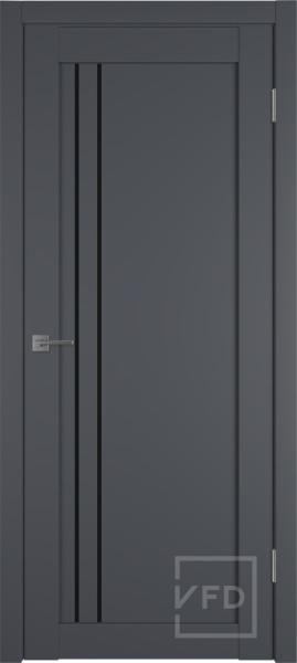 Межкомнатная дверь VFD E33 ДО Emalex Onyx/ Black Gloss 900х2000