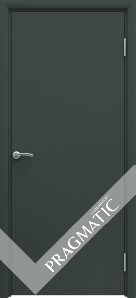 Влагостойкая дверь AquaDoor Pragmatic ДГ Графит 600х2000