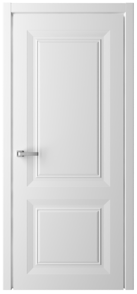 Межкомнатная дверь Albero Богема ДГ Белый 900х2000 (Врезка под замок)