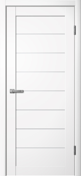 Межкомнатная дверь FlyDoors 242 Эмалит Белый/ Мателюкс 600х2000