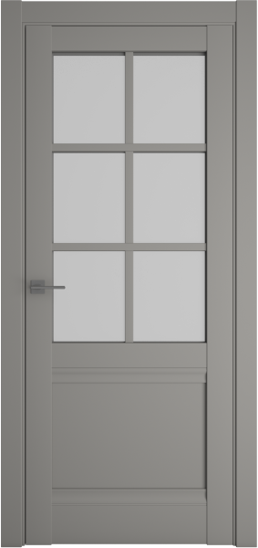 Межкомнатная дверь Albero Киото ДО Серый/ Мателюкс 900х2000