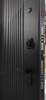 Входная дверь Берлога Тринити Элемент 2П Фрейда черный кварц/ Эмалит арктик 870х2060 Левое