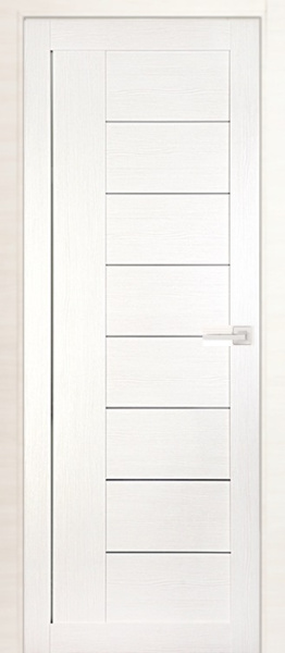 Межкомнатная дверь модель 17 ДО Лиственница белая/ Мателюкс 600х2000