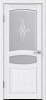 Межкомнатная дверь ALEX DOORS Екатерина ДО Белое дерево/ Сатин рис. "Гармония" 700х2000
